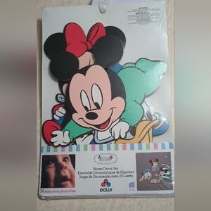 Disney Dolly Room Decor Set Mini Mickey Mouse Donald Duck  Sealed Pack Babies